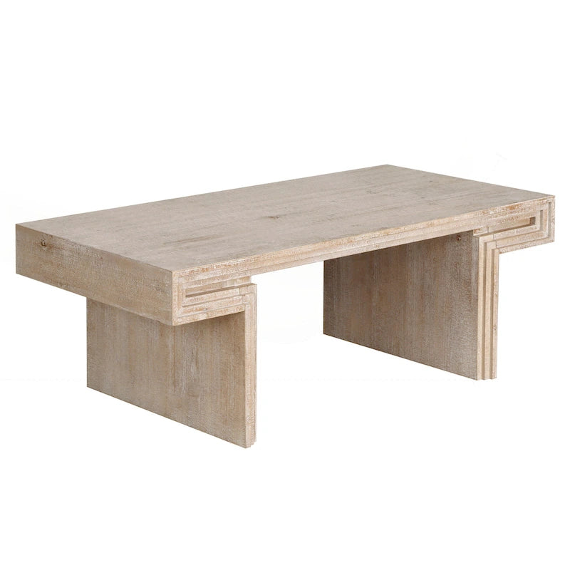 Premium Vintage Industrial Coffee Table with Double-Tier Structure for Living and Office Spaces
