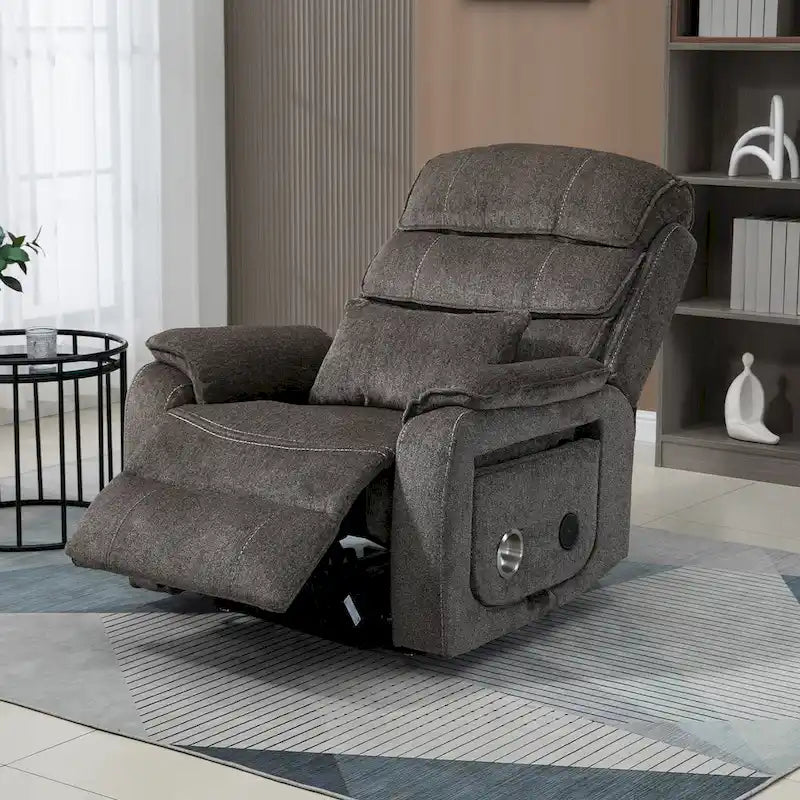 Flagship Oversized Recliner Chair with Wireless Charge, Massage & Heat