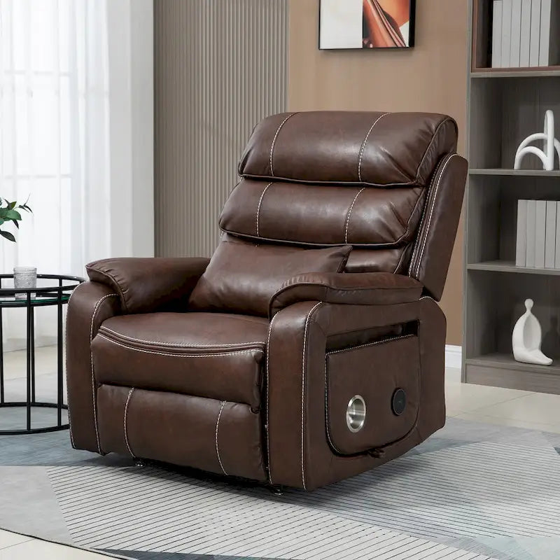 Flagship Oversized Recliner Chair with Wireless Charge, Massage & Heat