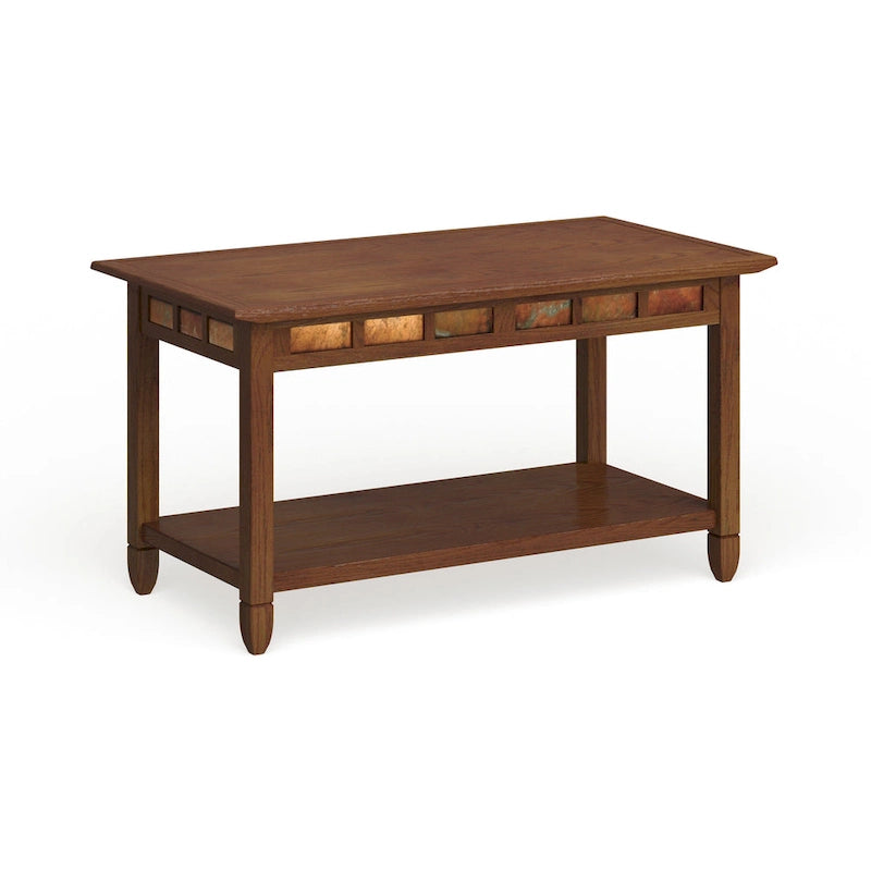 Rustic Slate One Shelf Coffee Table
