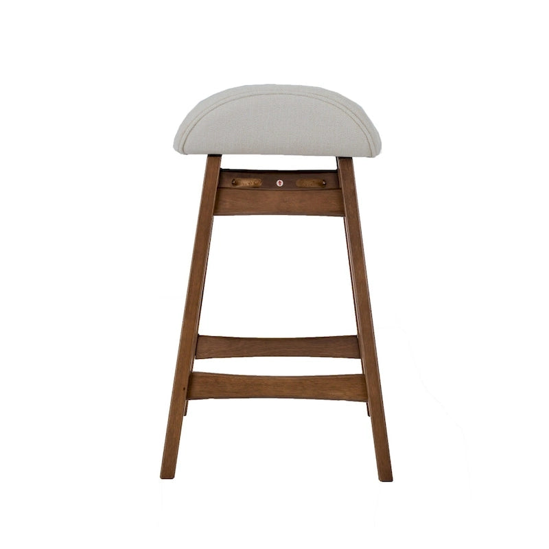 Satin Walnut 24 Inch Counter Chair (Set of 2)