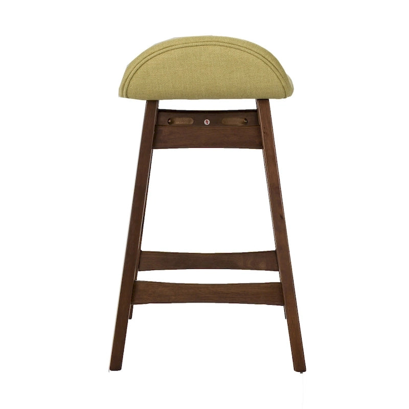 Satin Walnut 24 Inch Counter Chair (Set of 2)