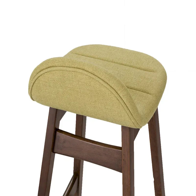 Satin Walnut 24 Inch Counter Chair (Set of 2)