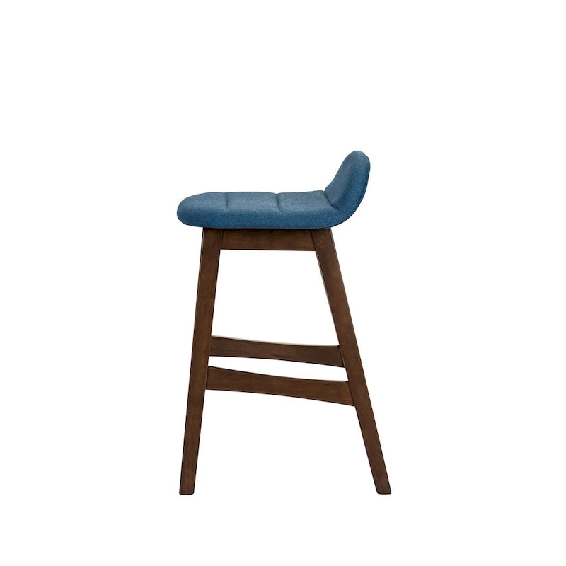 Satin Walnut 24 Inch Counter Chair (Set of 2)