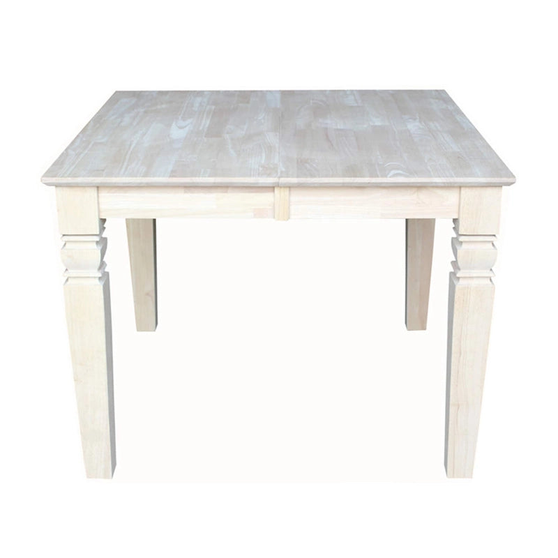 Butterfly Leaf Dining Table - Unfinished Solid Wood