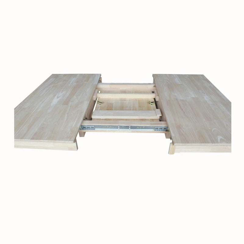 Butterfly Leaf Dining Table - Unfinished Solid Wood
