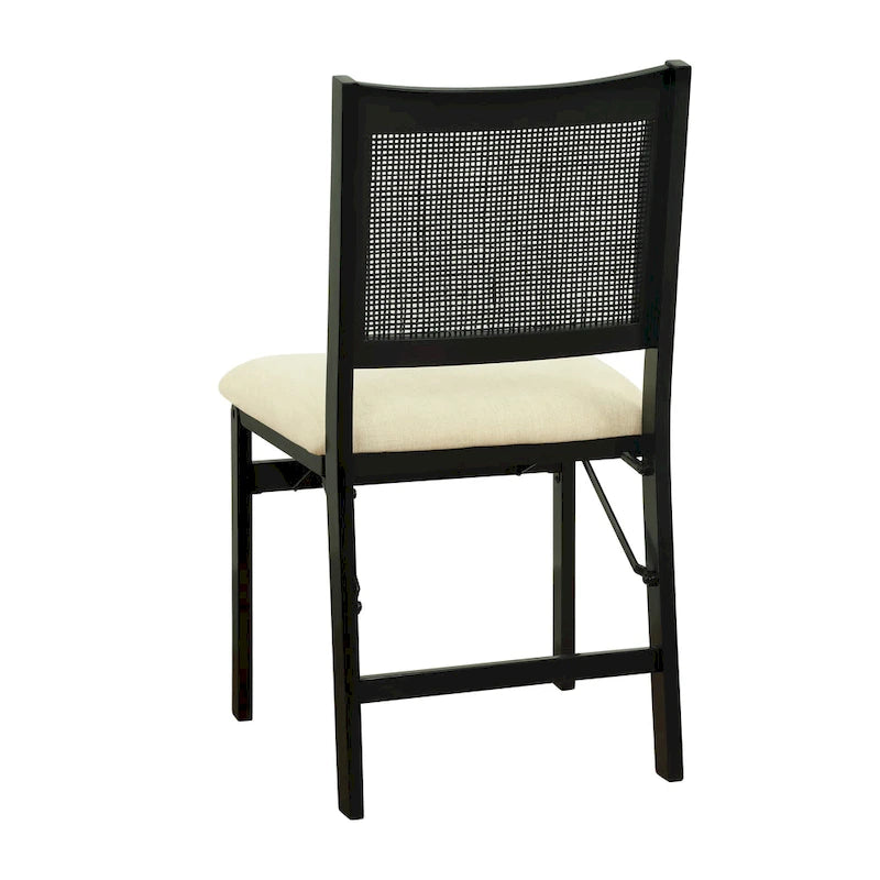 Industrial Side Chair with Faux Leather and Nailhead Trim - Set of 2