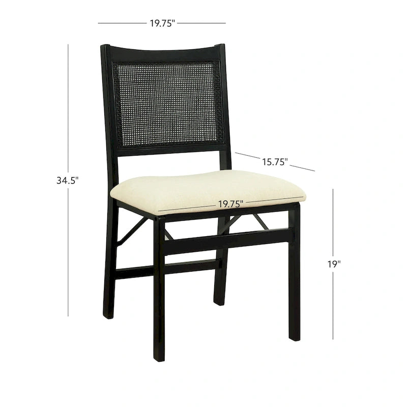 Industrial Side Chair with Faux Leather and Nailhead Trim - Set of 2
