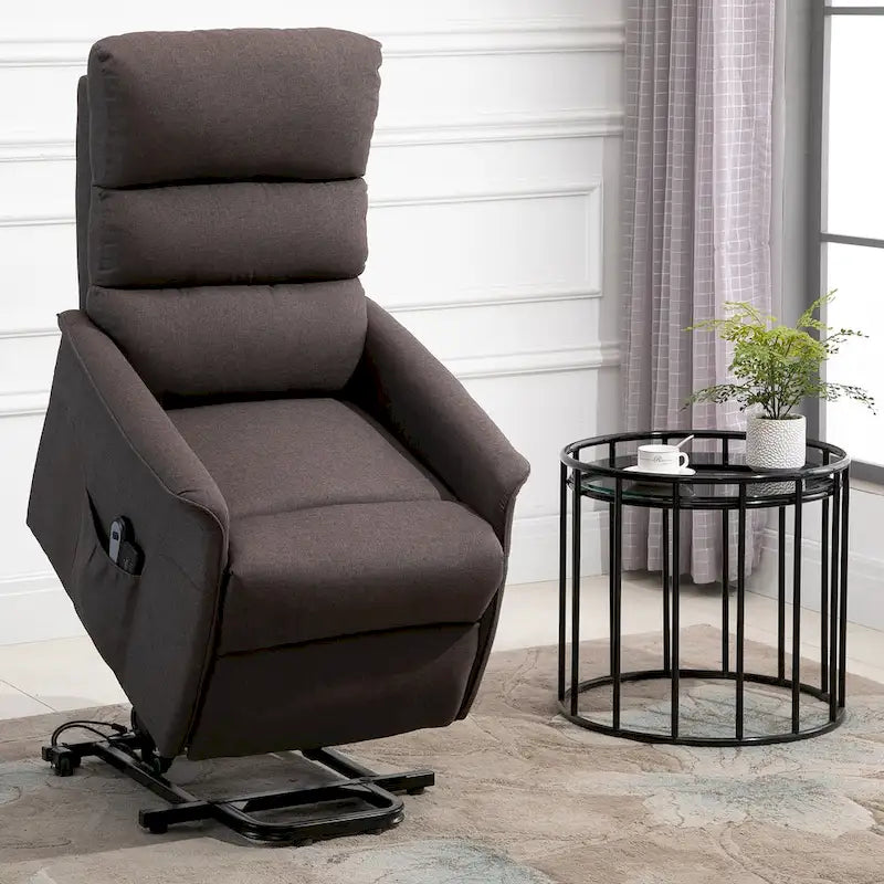 Electric Power Lift Recliner with Massage, Vibration and Remote Control