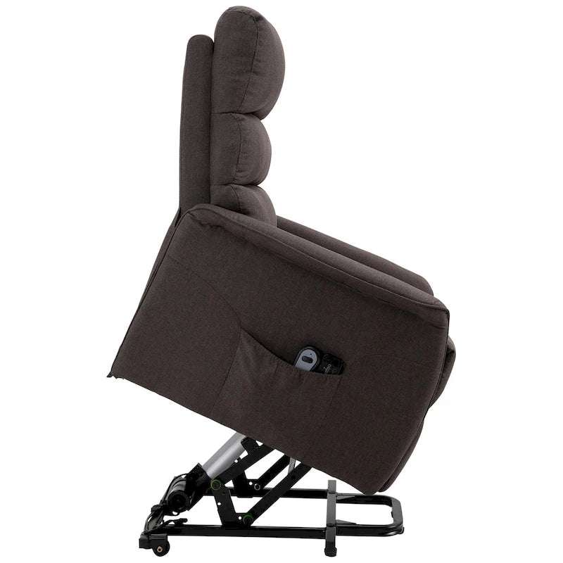 Electric Power Lift Recliner with Massage, Vibration and Remote Control