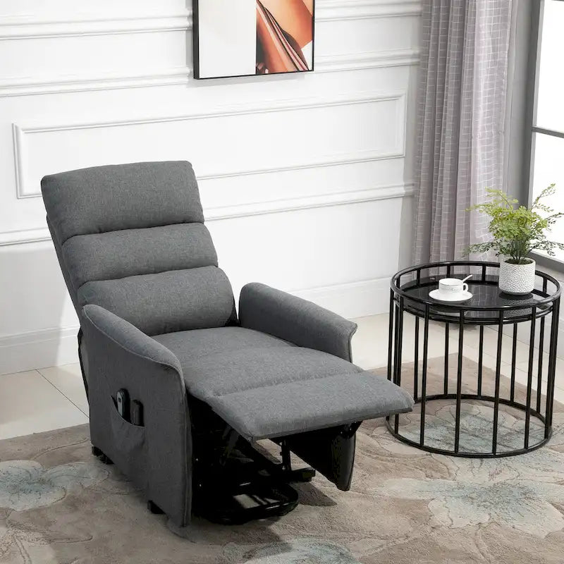 Electric Power Lift Recliner with Massage, Vibration and Remote Control