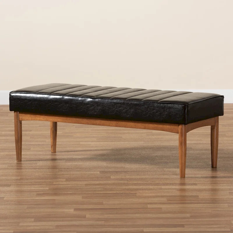 Daymond Mid-Century Modern Dining Bench