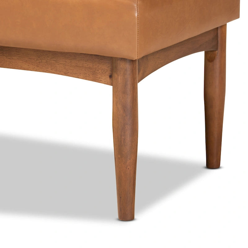 Daymond Mid-Century Modern Dining Bench