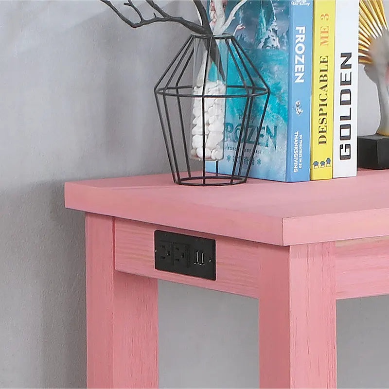 64-Inch Counter Height Dining Table with USB Port