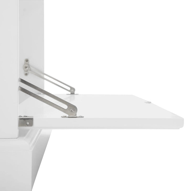 Coastal Cottage Hall Tree with Bench, Drawer and Hooks - 31.5W x 15.75D x 64.25H