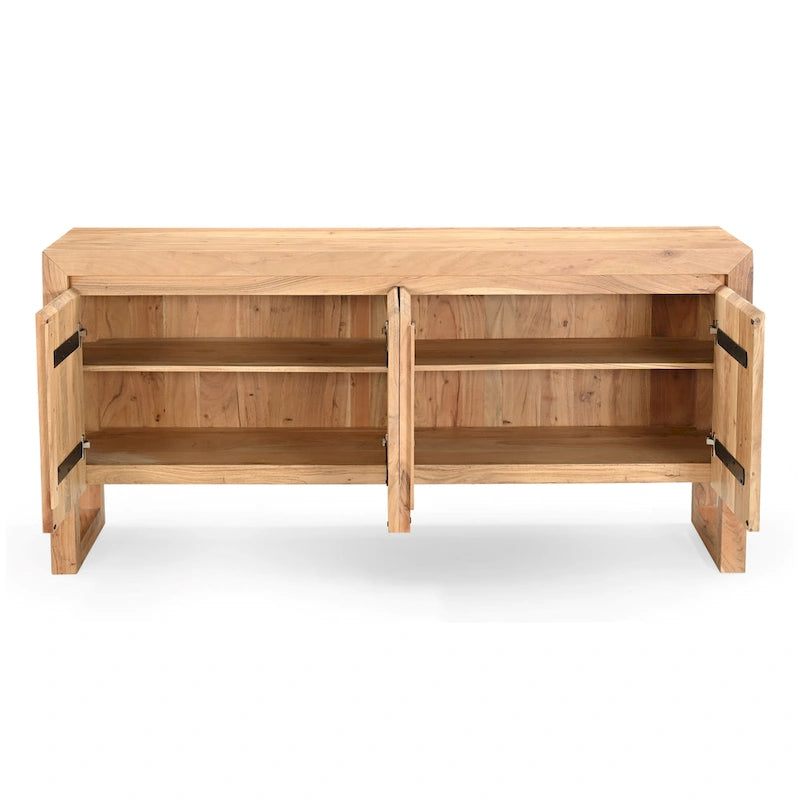Solid Acacia Wood Buffet - Americano Finish