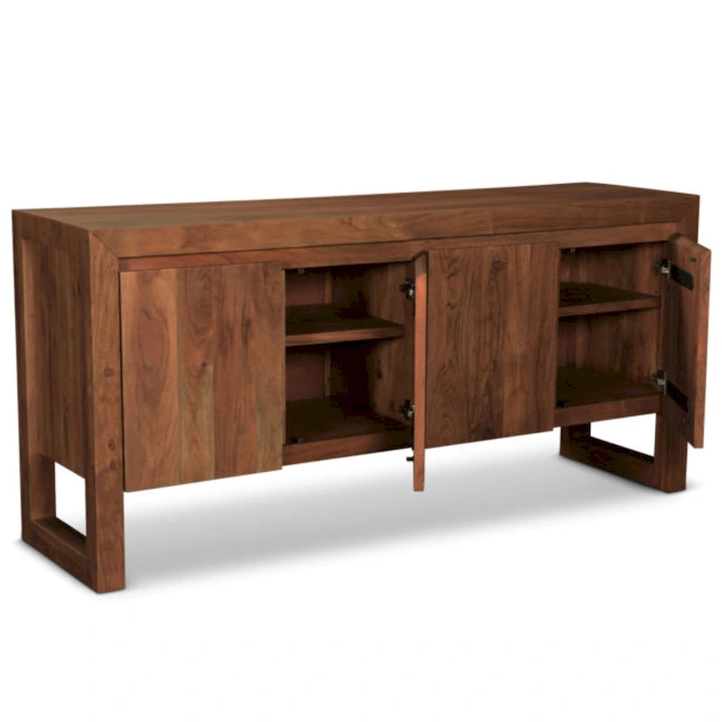 Solid Acacia Wood Buffet - Americano Finish