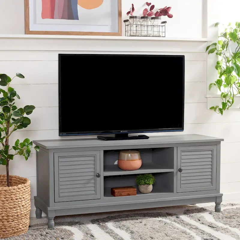 2 Door 1 Shelf Media Stand - 47W x 16D x 20H
